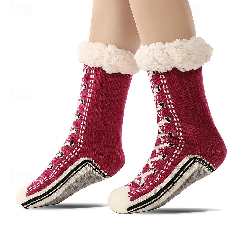 Thick Fuzzy Floor Socks for Women, Indoor Slipper Socks, Cozy Winter Sleep Socks, Extra Plush Warm Socks for Home, Maternity, and Cold Weather 2026 - $23.99 –P6