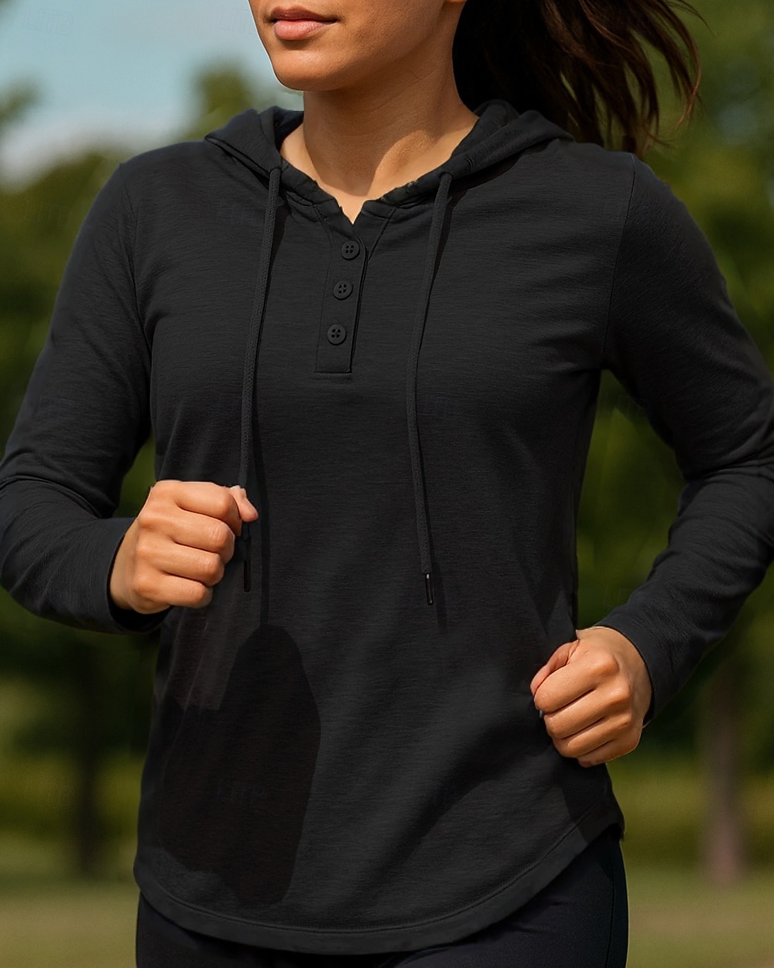 Women's Running Shirt Tennis Shirt Buttons Long Sleeve Tee Tshirt Solid Colored Quick Dry Lightweight Breathable Tennis Golf Running Sportswear Activewear Black White Gray 2025 - $25.99 –P4