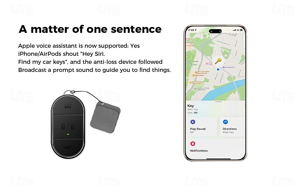 procédure de suivi GPS intelligent &Localisateur portable anti-perte, étanchéité IP65, compatible avec les systèmes Android et iOS de 2025 ? $18.99 –P18