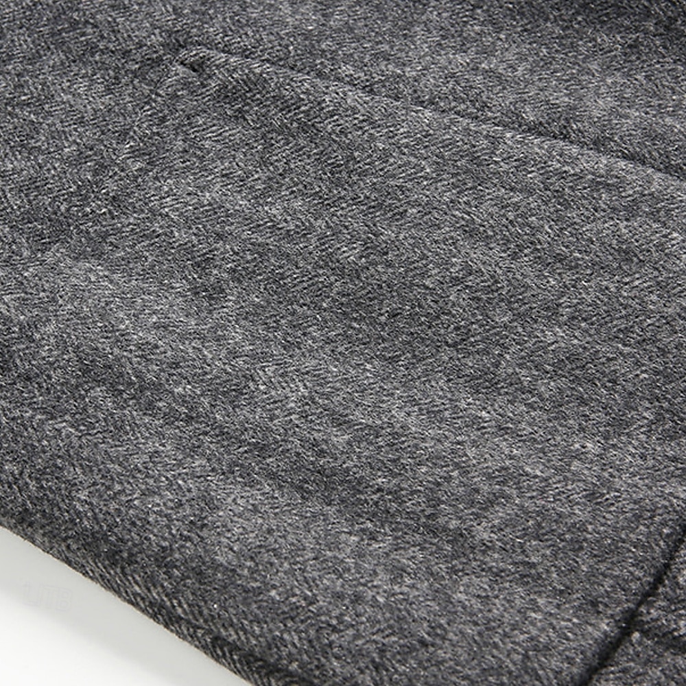 herr ullblandad kavaj jacka skola formell semester elegant klassisk vår höst ull polyester enfärgad fiskbensmönster termisk varm enkelknäppt tvåknapps kavaj kaffe grå 2025 - $88.99 –P12