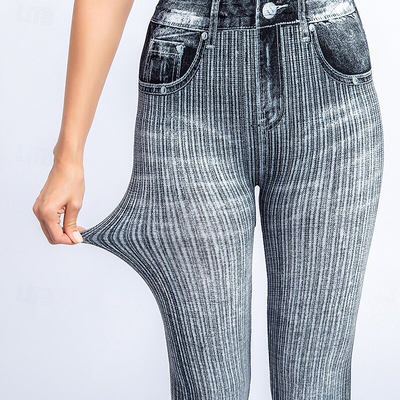 Per donna Pantaloni Eleganti Leggings Leggings comodi Streetwear Casual Lunghezza intera Naturale Semplice Tasca Confortevole Streetwear Abbigliamento quotidiano Weekend Grigio Nero Rosso Blu Autunno del 2026 a $13.99 –P8