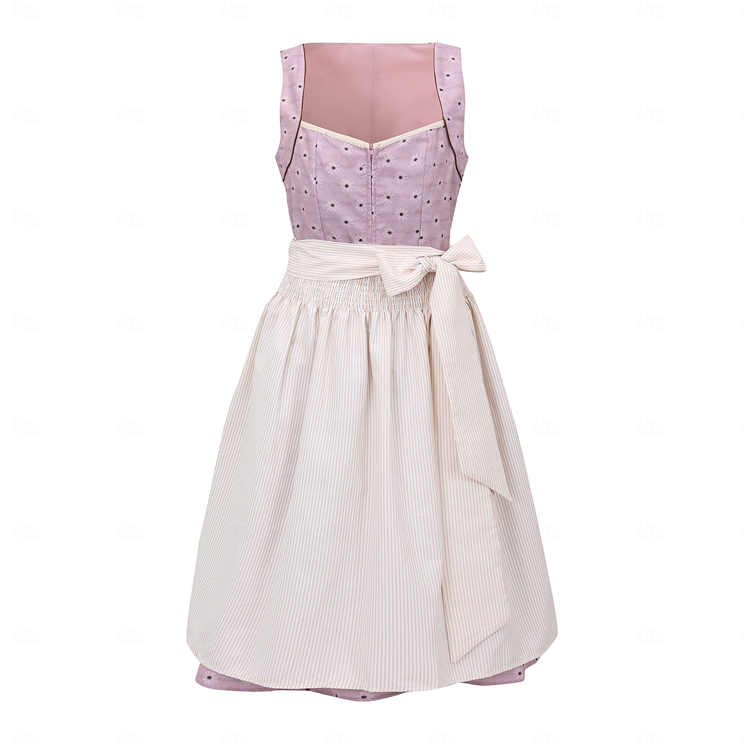 Oktoberfest Vestidos Falda acampanada Trachtenkleader Mucama bávaro Alemán prados Mujer Carnaval Festival de Cerveza Paño de estilo tradicional Vestido Delantal Sin blusa (75CM) 2026 - $72.99 –P1