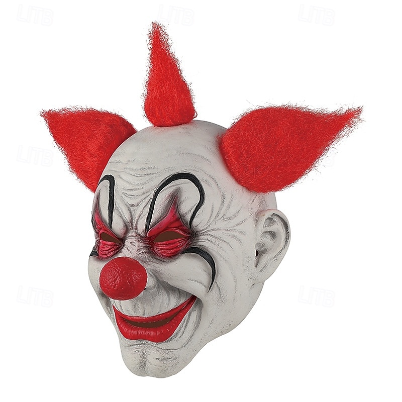 Žolík Klaun předvečer Všech svatých Maska Horor Strašidelný Celá hlava Dospělé Pánské Dámské předvečer Všech svatých Karneval Výkon Párty Jednoduché Halloweenské kostýmy Oblékněte se 2025 - $24.99 –P10