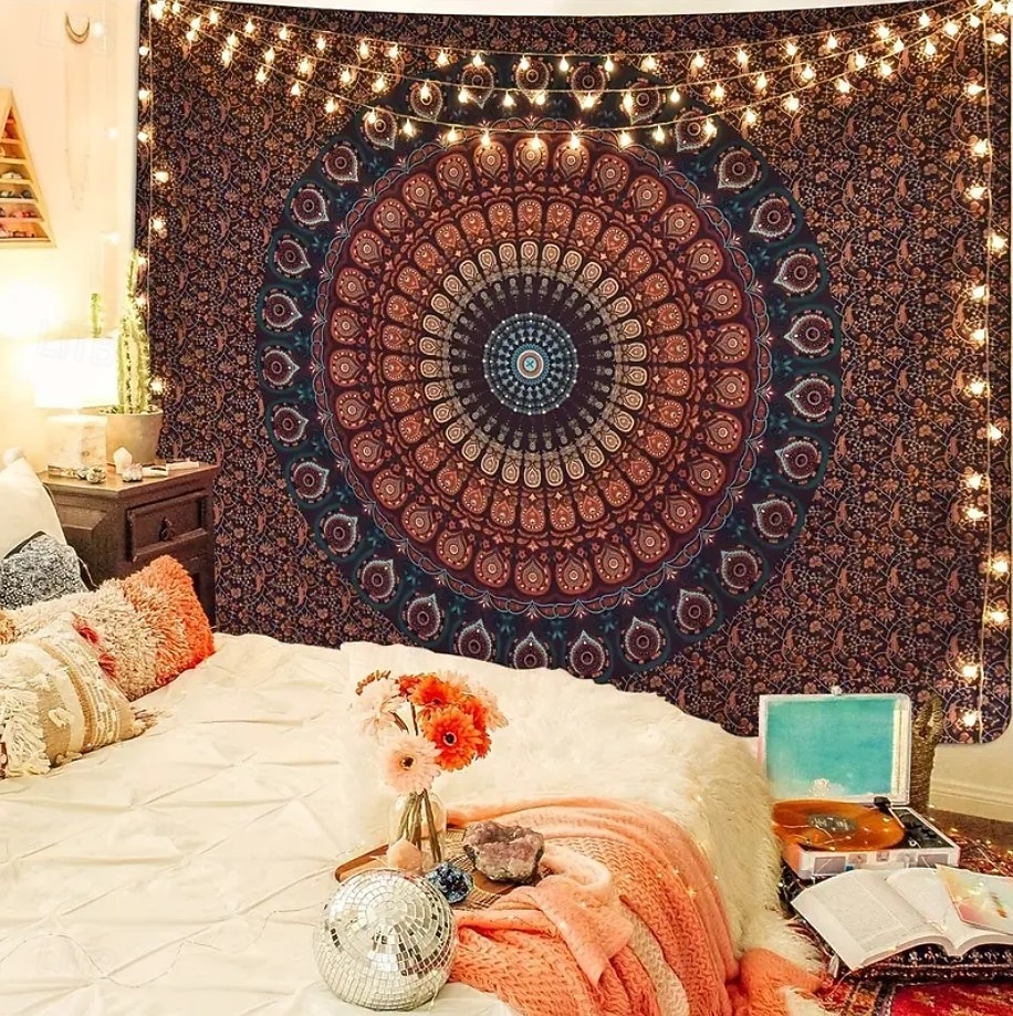 tapeçaria Tapeçarias Mandala Geométrica Boêmio Quarto Sala de estar Dorm Decorações de parede de porta de fundo de 2026 por $21.99 –P16