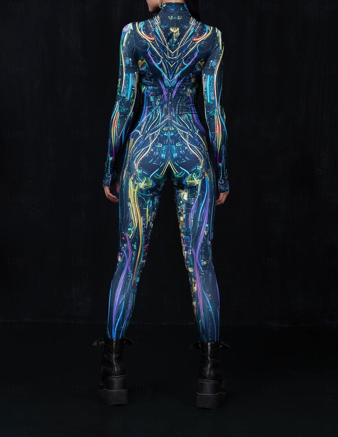 Wzorzyste garnitury Zentai Kostium Cosplay Body Drukowanie Strój karnawałowy Kombinezon zentai Męskie Damskie Dla chłopców seksowny kostium Halloween Kostium na Spektakl Impreza Bal maskowy Dla 2025 - $29.99 –P4