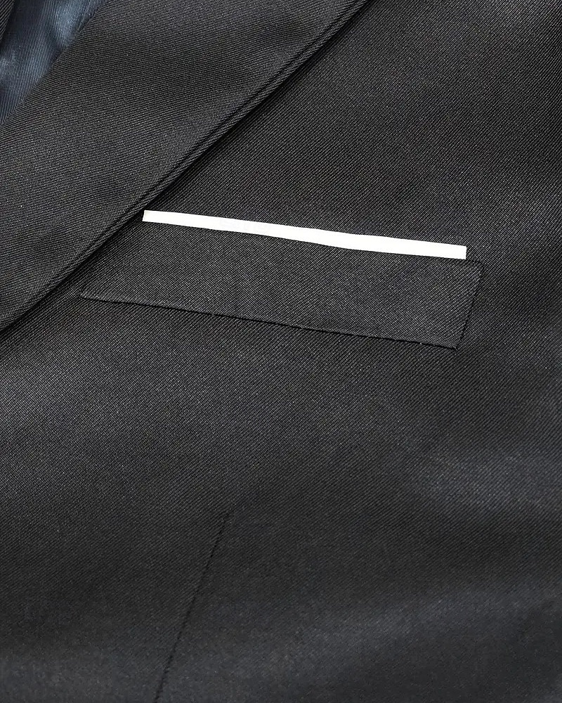 Pánské Blejzr Obchod Koktejlový večírek Svatebnívečírek Módní Na běžné nošení Jaro Podzim Polyester Bez vzoru Kapsy Knoflíky Pohodlné Jednořadé Blejzr Černá 2025 - $51.99 –P3