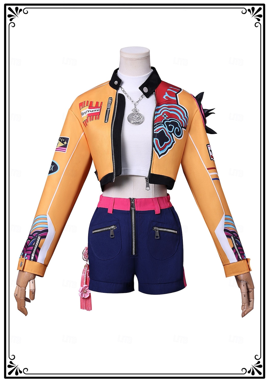 KPop démonvadászok Mira Rúmi Zoey Szerepjáték Jelmezek Csoportos jelmez Jelmez Huntrix Filmsztár jelmez for Női Lány Gyermek Felnőttek Mindszentek napja Farsang Teljesítmény Comic Con Anime Expo 2025 - $63.99 –P2