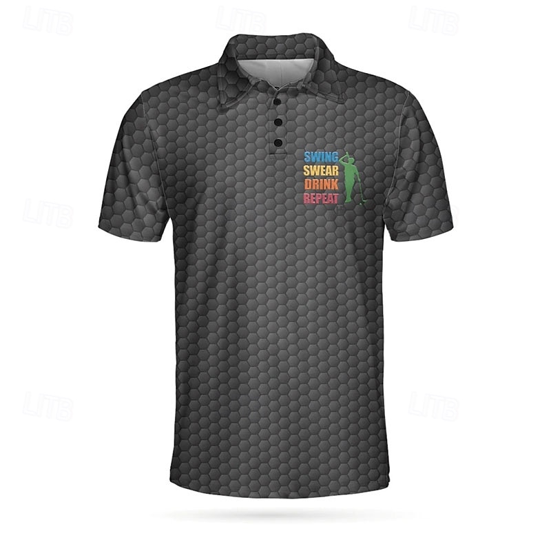 Kentucky Derby Herren Ente Hawaiianische Polohemden Golfshirt Kurzarm Polo-Shirts Hemden mit Kragen Lässig Strandbekleidung Urlaubskleidung Tropenkleidung Party-Outfits Knöpfe 3D-Druck Weiß Blau 2025 - $22.99 –P1