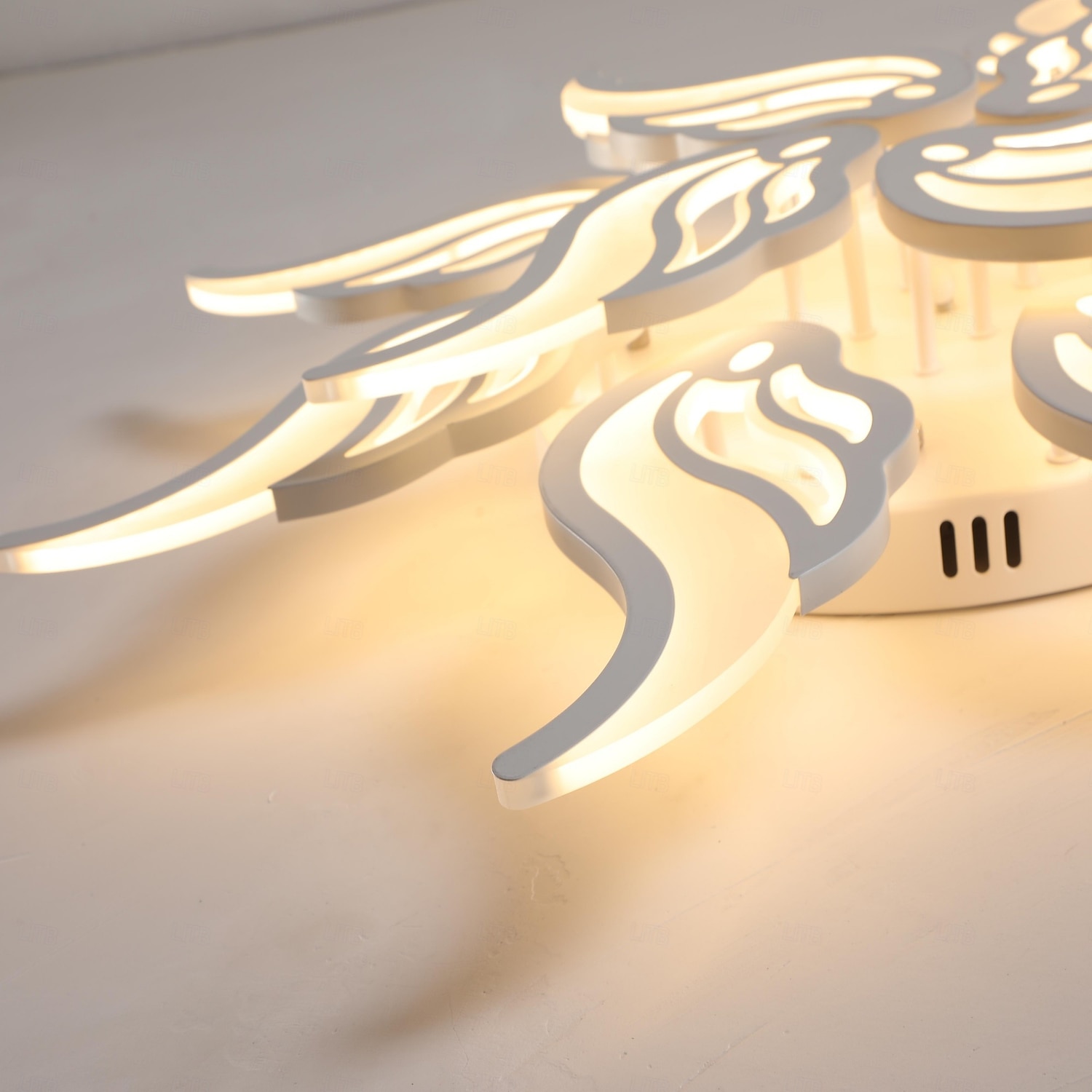 3-luz 5-luz 60/67/79/78/88/98 cm Regulável Design de Cluster Luzes de Tecto Metal Acrílico Multi Camadas Estilo Artístico Estilo Moderno Acabamentos Pintados Preto LED Moderno 110-120V 220-240V de 2025 por $103.99 –P16
