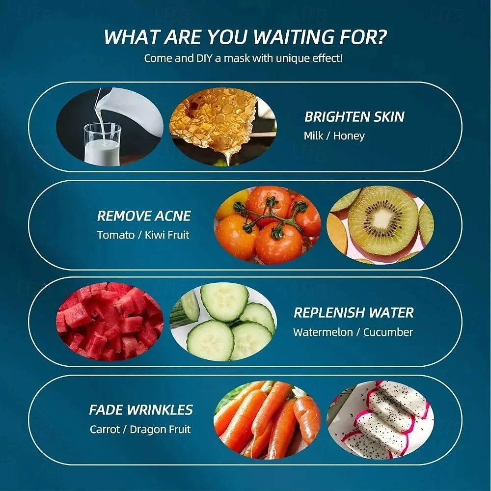 DIY Mask Maker Tools For Vegetable Fruits Mask Maker Skin Rejuvenation Moisturizing Eye Nose Lips Neck Hand Breast Mask Molds Valentine's Day Gift 2026 - $85.99 –P6