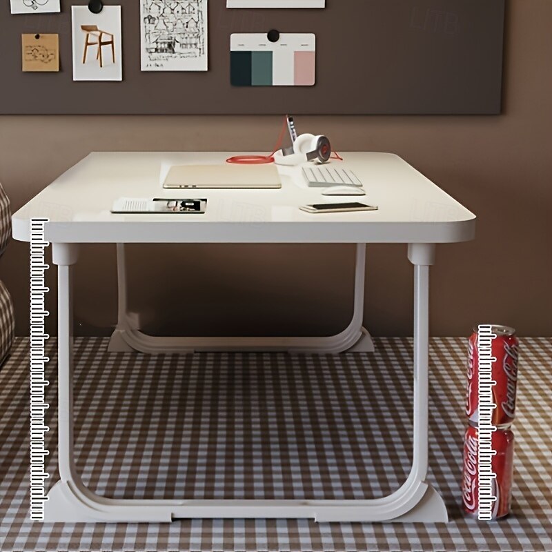 ett sammenleggbart bord/sammenleggbart studiebord/studentstudiebord/laptop-skrivebord/sofabord/nattbord - størrelse 60 cm/23,62 tommer * 40 cm/15,75 tommer * 28 cm/11,02 tommer - egnet for soverom, 2025 - $127.99 –P5