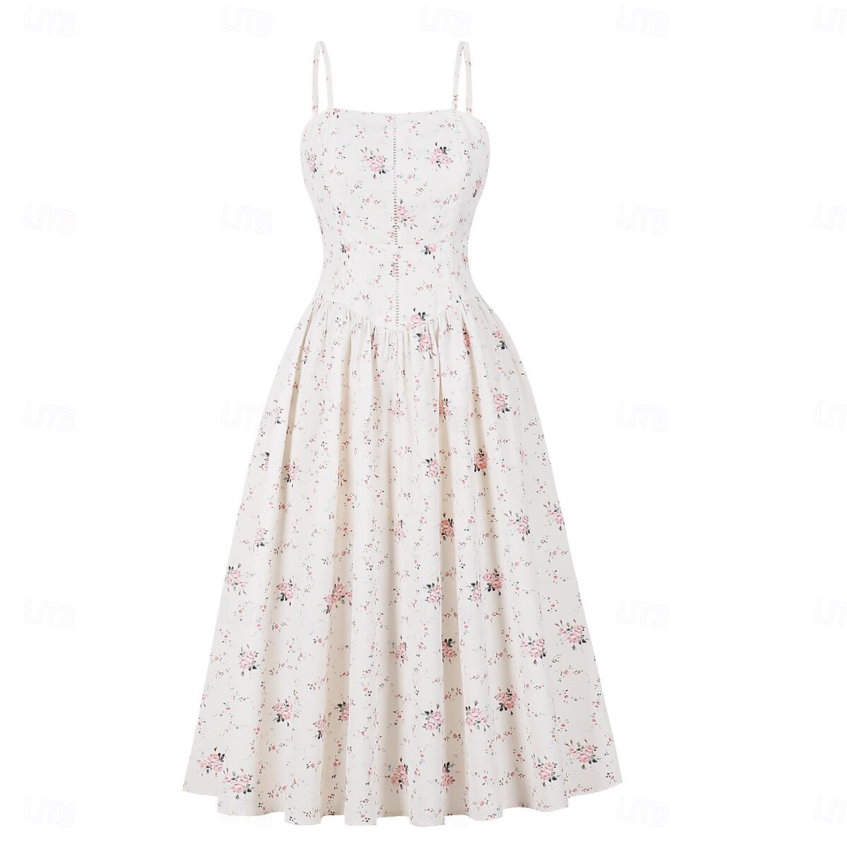 1950s Retro Vintage Dress Swing Dress Sleeveless Floral Fancy Dress Women's Carnival Masquerade Daily Wear Bachelorette Party Adults' Dress 2026 - $51.99 –P9