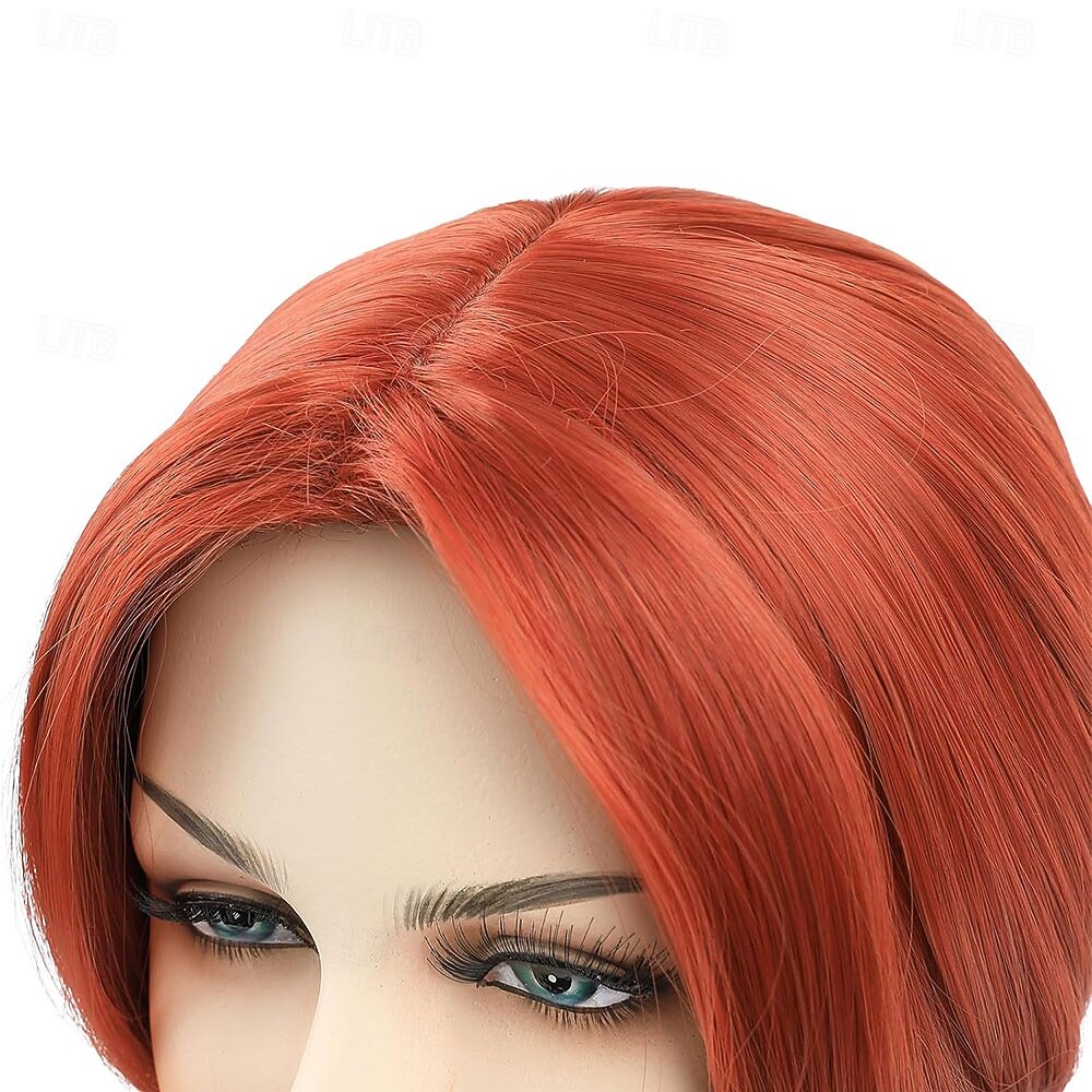 Cosplaypruiken Oranje Recht Synthetisch haar Lang Pruiken Dames Pruiken Voor feest 2026 - $25.99 –P6