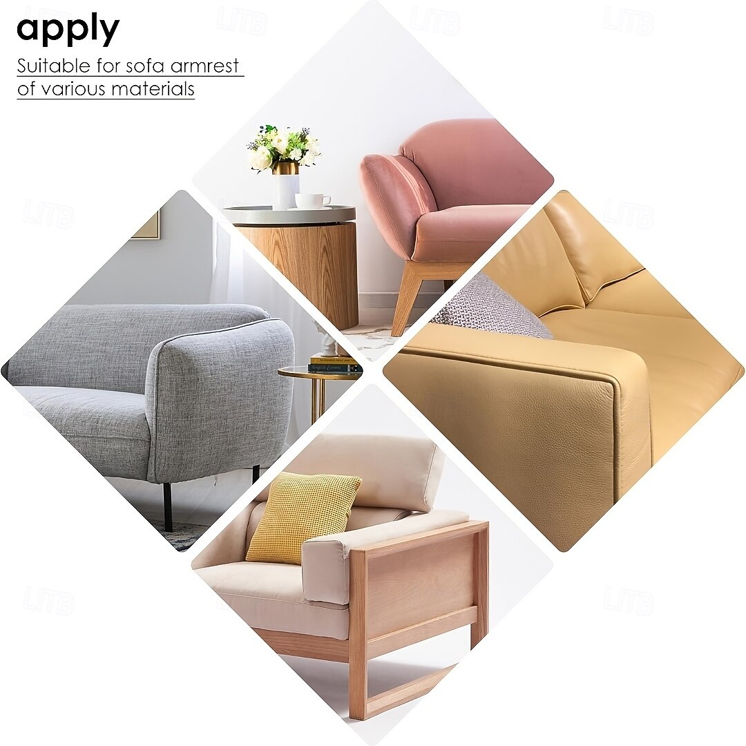 Składany stolik podłokietnikowy do sofy z bambusa w stylu vintage z uchwytem na kubek – nie wymaga montażu, należy myć ręcznie, naturalne drewno &wykończenie w kolorze czarnym, drewno liściaste 2026 - $43.99 –P6