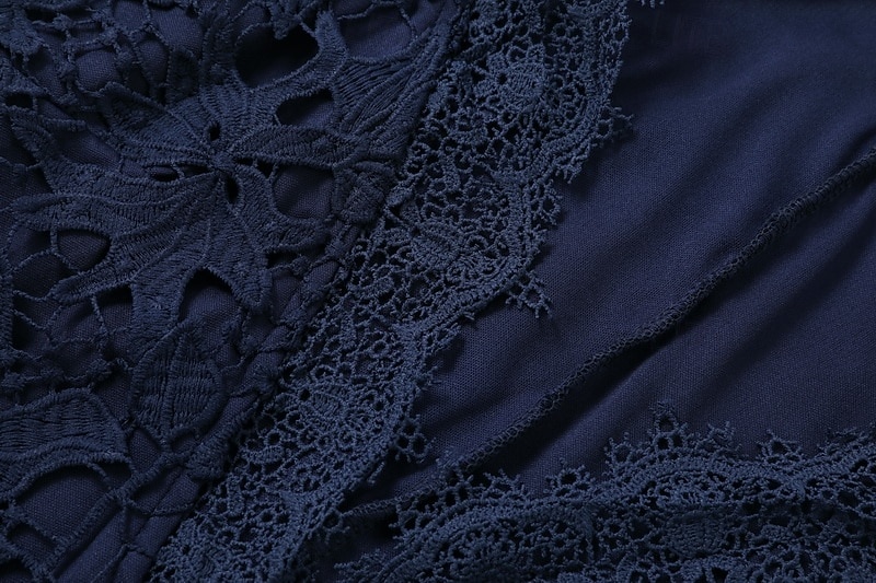 Femmes Robe Midi Robe bohème Robe occidentale Mode Moderne Extérieur Quotidien Sortir Coupe régulière Uni Sans manches Col en V Bleu de minuit Été de 2025 ? $37.99 –P5