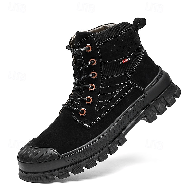 Bottines de randonnée kaki pour homme avec semelle extérieure en caoutchouc épais – chaussures d'extérieur respirantes et durables pour l'alpinisme, le travail et les voyages d'aventure de 2025 ? $54.99 –P2