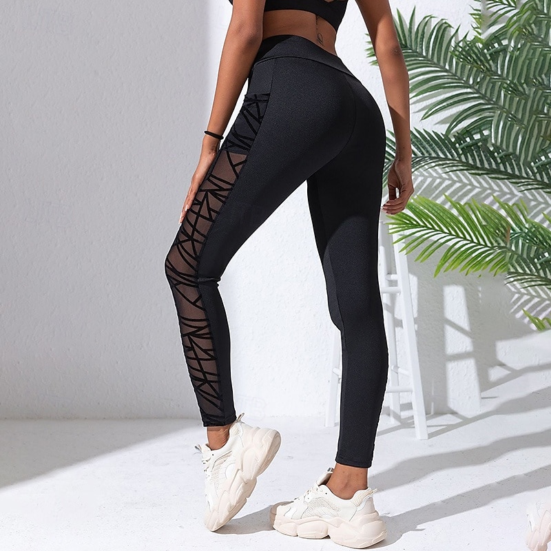 Γυναικεία Παντελόνι συμπίεσης Γιόγκα κολάν Με τσέπες Έλεγχος κοιλιάς Ψηλή Μέση Γυμναστήριο Αθλητικά Τρέξιμο Παντελόνια Φούστες Συμπαγές Χρώμα Μαύρο Φθινόπωρο Αθλητισμός Ρούχα Γυμναστικής 2026 - $16.49 –P12