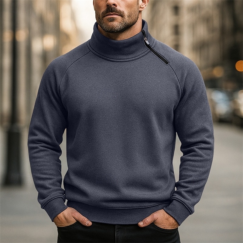 Per uomo Maglia Felpa con cappuccio Felpa con cappuccio in pile Felpa con zip corta Felpa con cappuccio tattica Nero Grigio scuro Con Cappuccio Semplice Cerniera Sport & Outdoor Casuale Quotidiano del 2025 a $39.99 –P1