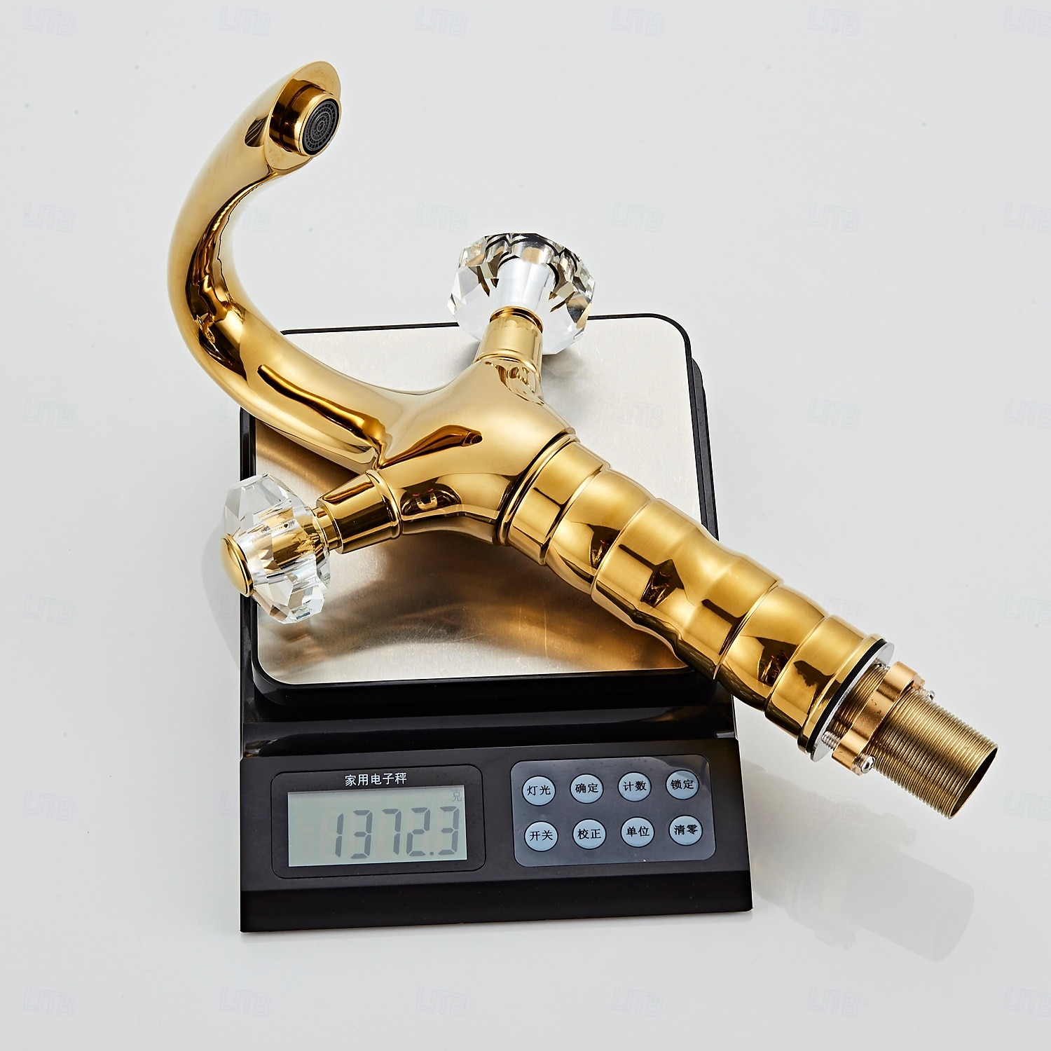 Robinet de lavabo - Classique Électroplaqué Ensemble central Deux poignées un trouBath Taps de 2026 ? $237.99 –P4