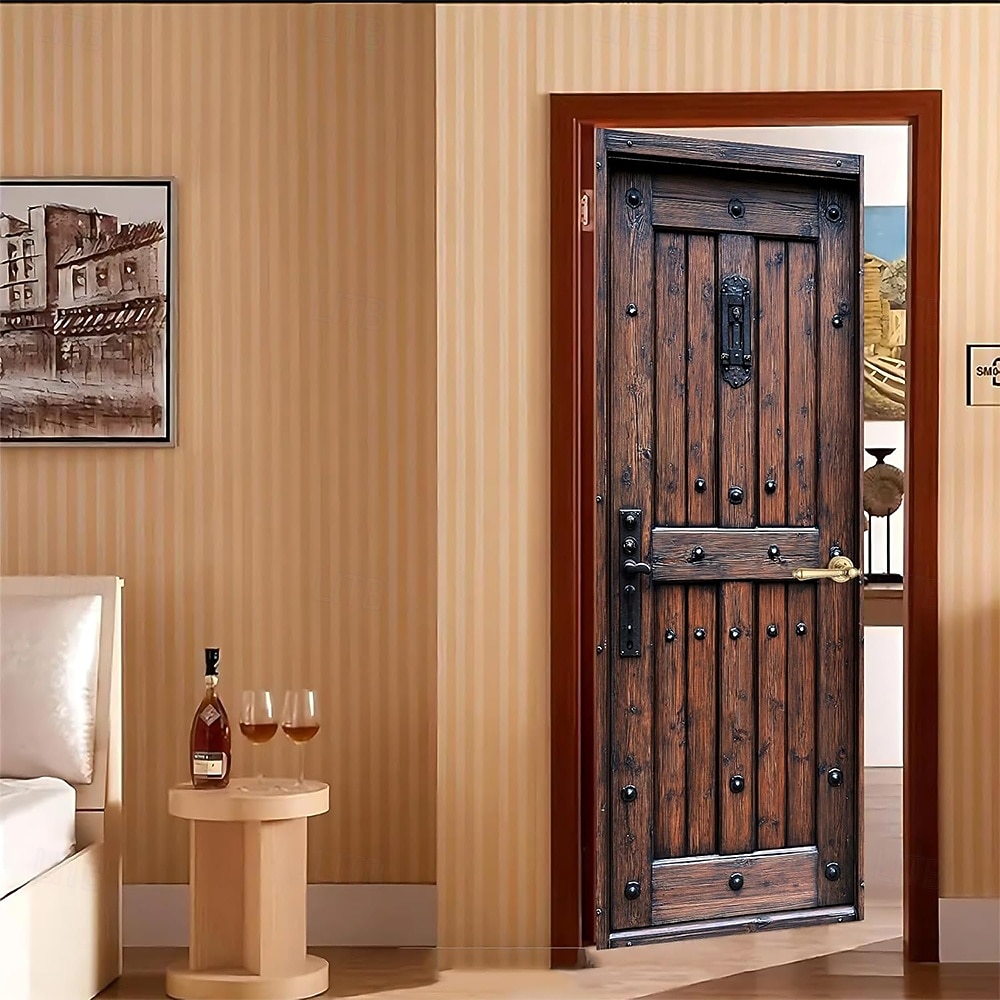 Door Cover Outdoor Banners Castle Door Vintage Medieval 3D Bedroom Living Room Dorm Front Door Home Decor 2026 - $19.99 –P8