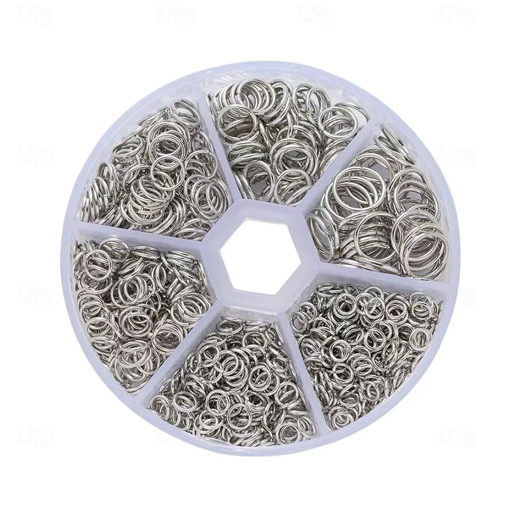 960 ks spojovacích kroužků s O-kroužky – kovové otevřené kroužky pro výrobu šperků, náramků, náušnic &náhrdelníky 2026 - $13.99 –P9