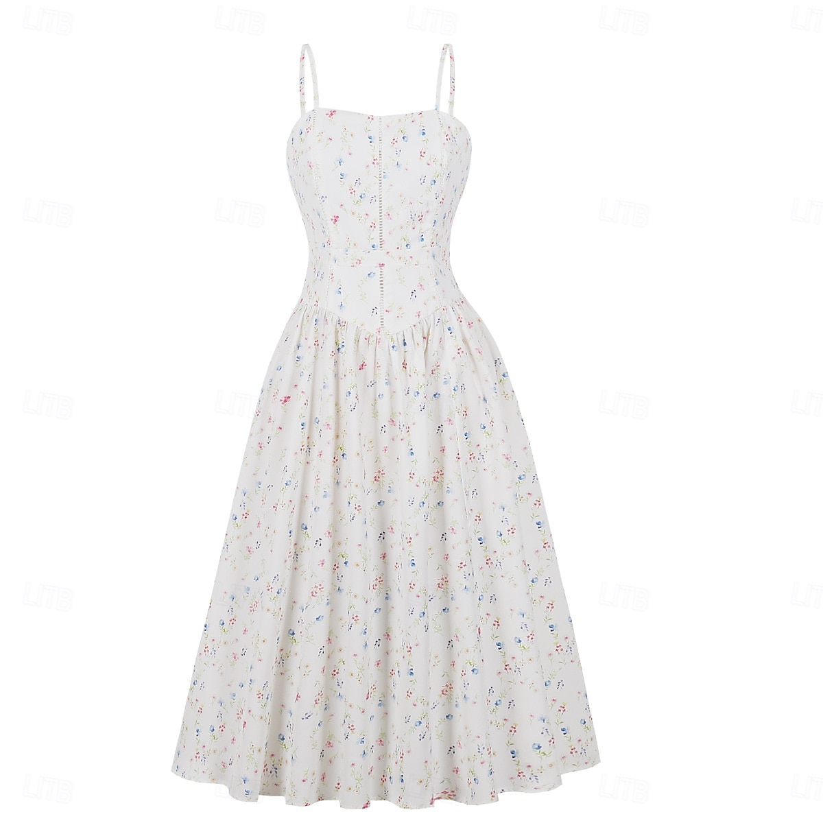 1950s Retro Vintage Dress Swing Dress Sleeveless Floral Fancy Dress Women's Carnival Masquerade Daily Wear Bachelorette Party Adults' Dress 2026 - $51.99 –P17