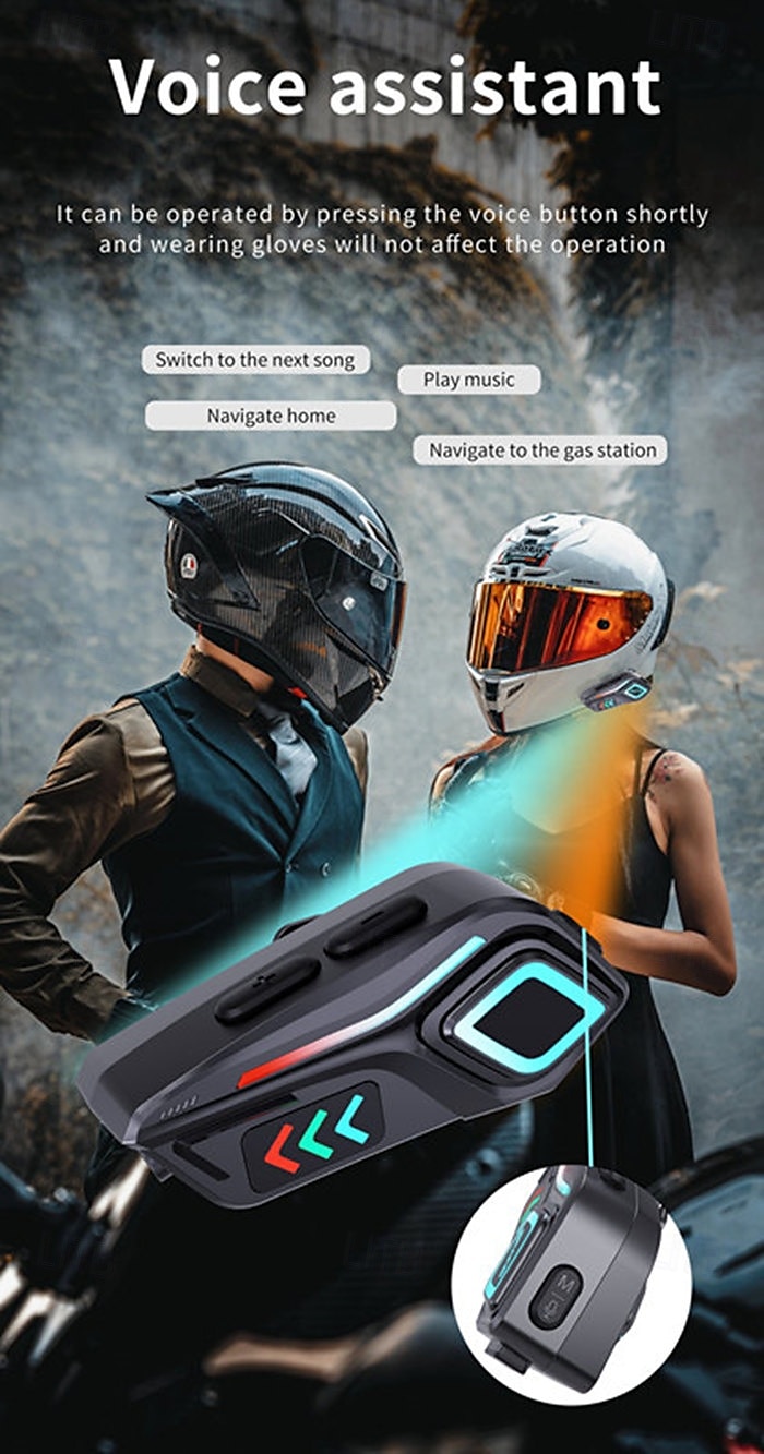 2025年 工場OEM K07 ヘルメットヘッドセット ブルートゥース 過充電保護 スピーカー 耐久 オートバイ  コレクション – $44.99 –P6