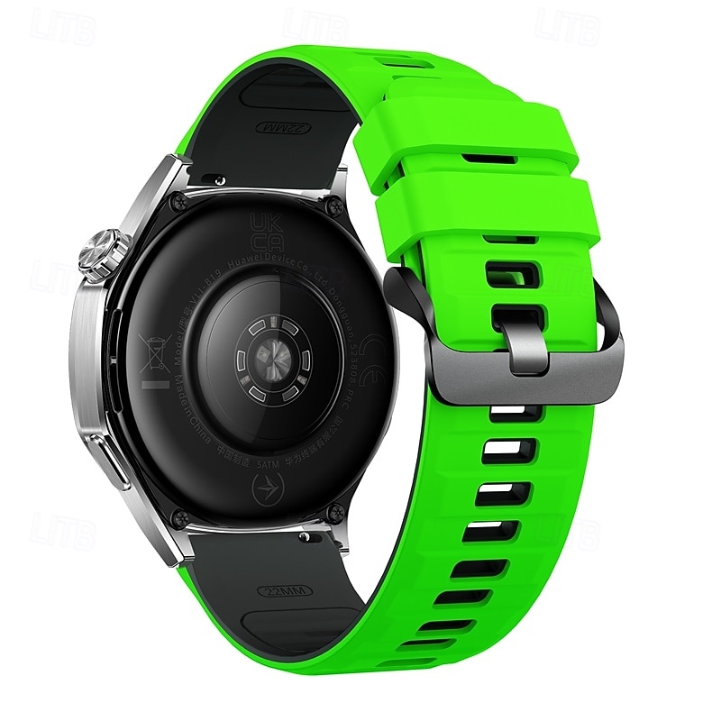 Pulseiras de Relógio para Samsung Galaxy Watch Ultra 47mm, Watch 8 Classic 46mm, Watch 6 Classic 47mm, Watch 5 Pro 45mm, Watch 4 Classic 47mm Aço Inoxidável Silicone Substituição Alça Dois tons de 2025 por $12.99 –P8