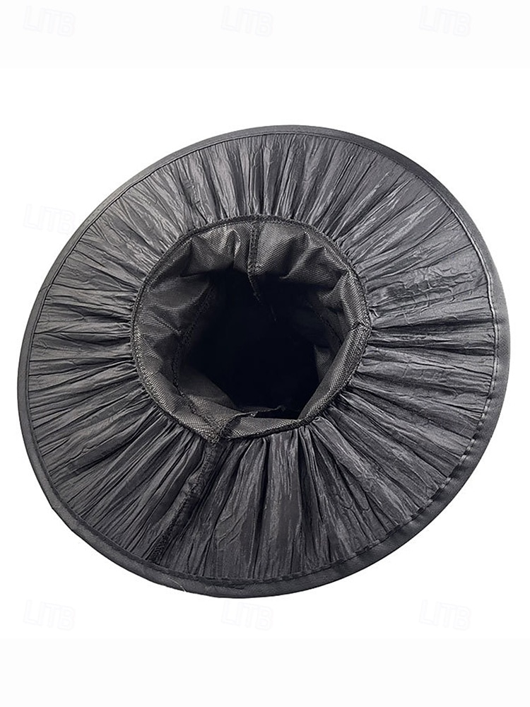Halloween-heksehatt til dame – klassisk svart spiss trollmannshatt til kostymefest, cosplay og festlig utkledning 2025 - $11.99 –P7