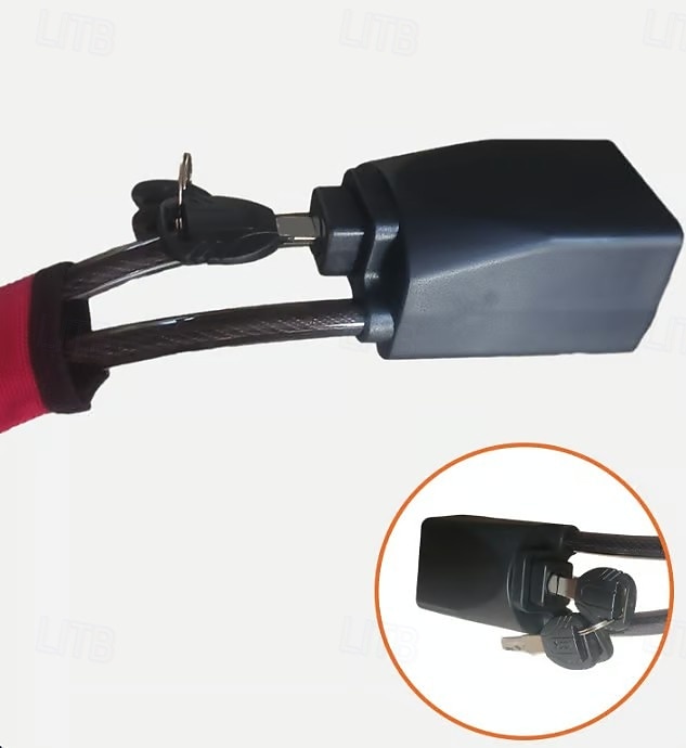 autó kormányzár biztonsági övzár lopásgátló eszköz állítható lopásgátló biztonsági rúd acélkábellel behúzható autóbiztonsági zár a jármű védelmére 2026 - $23.99 –P5