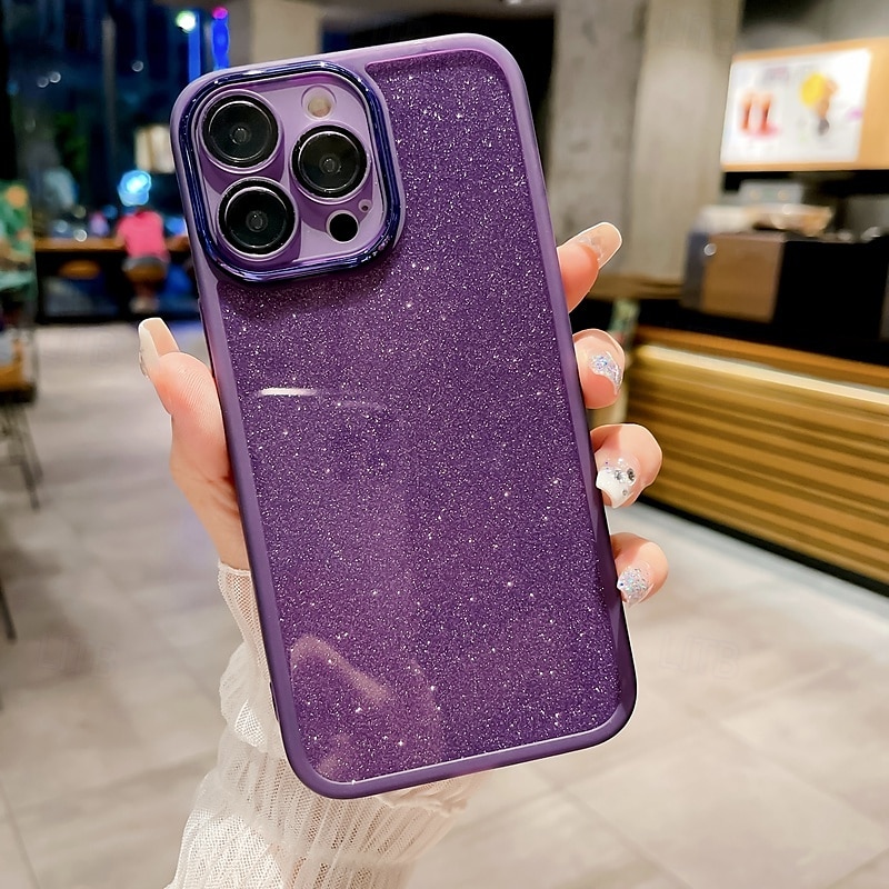 τηλέφωνο tok Για iPhone 17 Pro Max 17 Air 16 15 14 Pro Max Plus 16e 13 Pro Max Πίσω Κάλυμμα Bling Glitter Shiny Ανθεκτική σε πτώσεις Διαβάθμιση χρώματος Σιλικόνη 2025 - $6.99 –P5