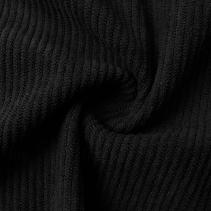 Per uomo Camicia Camicia casual Camicia da Spiaggia Camicia di Velluto a Coste Camicia con Bottoni Nero Verde militare Grigio Manica Lunga Semplice Bavero Vacanza Camicia hawaiana Tasca Abbigliamento del 2025 a $22.99 –P11