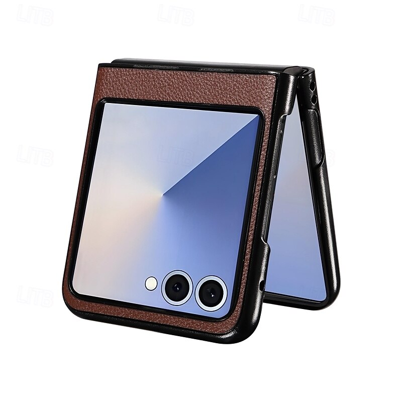 telefono Custodia Per Samsung Galaxy Z Flip 7 Z Flip 7 FE Z Flip 6 Z Flip 5 Copertura Posteriore Resistente agli urti Retrò TPU Pelle PU del 2025 a $9.99 –P8