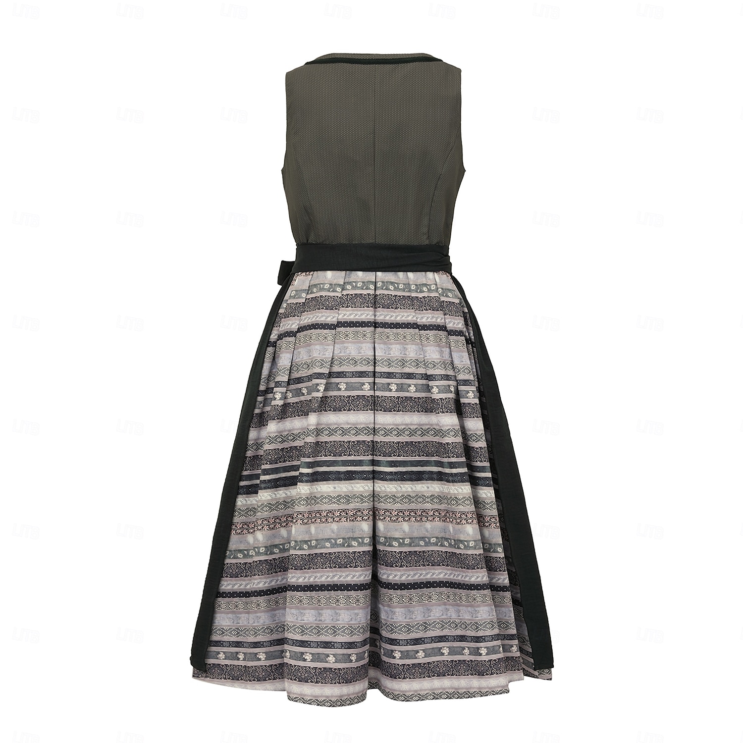 Oktoberfest Dress Dirndl Trachtenkleider Midi Length Maid Bavarian German Wiesn Women's Carnival Beer Festival Traditional Style Cloth Without Blouse (75CM) 2026 - $68.99 –P2