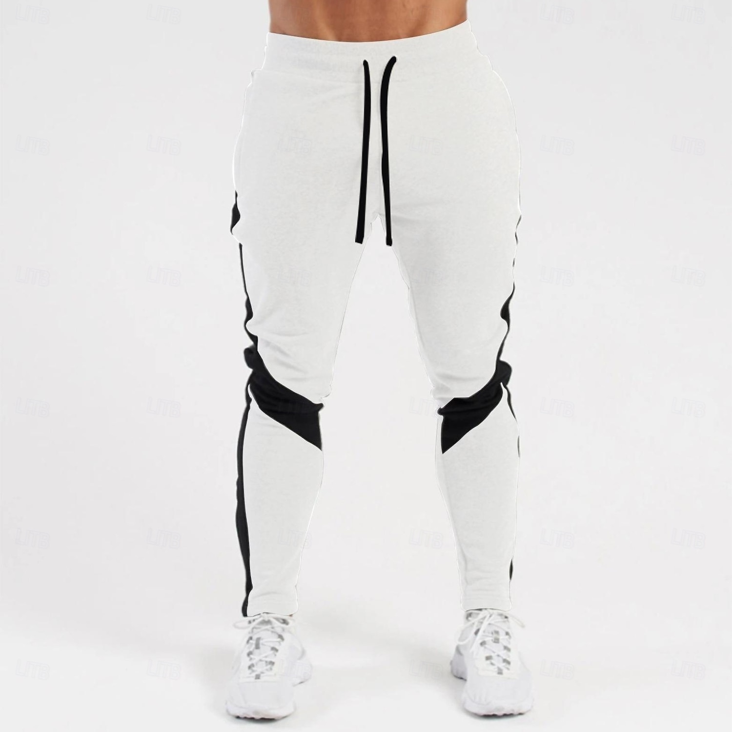 Homme Joggings Pantalon athlétique Pantalon actif Pantalons Pantalon décontracté Cordon de serrage Taille Élastique Bloc de Couleur Évacuation de l'Humidité Respirant Longueur complète Extérieur de 2026 ? $17.99 –P2