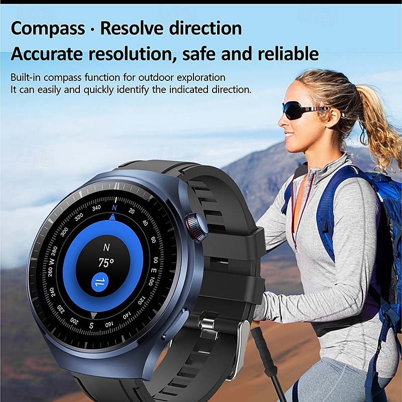 HK8 HERO Умные часы 1.52 дюймовый Смарт Часы Bluetooth Педометр Напоминание о звонке Фитнес-трекер Совместим с Android iOS Женский Мужчины Длительное время ожидания Хендс-фри звонки Водонепроницаемый 2025 - $63.99 –P20