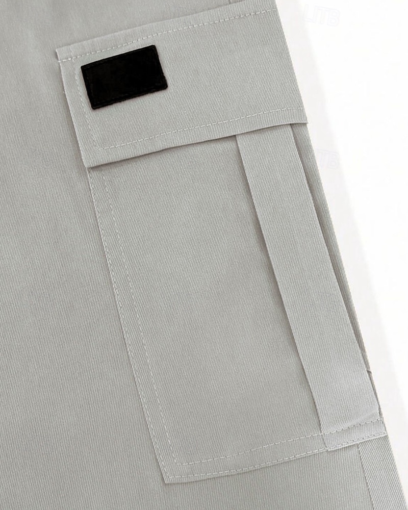 Men's Cargo Pants Joggers Trousers Drawstring Elastic Waist Multi Pocket Plain Wearable Outdoor Daily Camping & Hiking Fashion Classic Black Yellow 2026 - $21.99 –P7