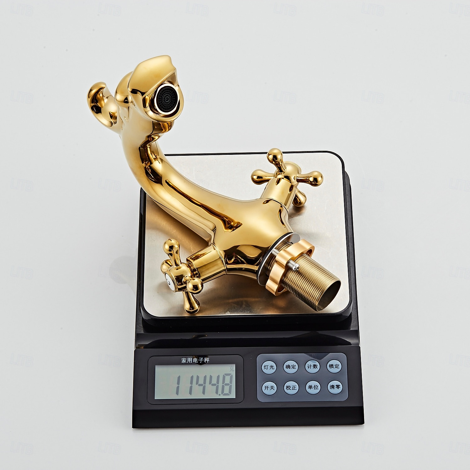 Waschbeckenarmatur - Klassisch Chrom / Ölgeriebene Bronze / Antikes Messing Mittelset Zwei Griffe Ein LochBath Taps 2025 - $161.99 –P7