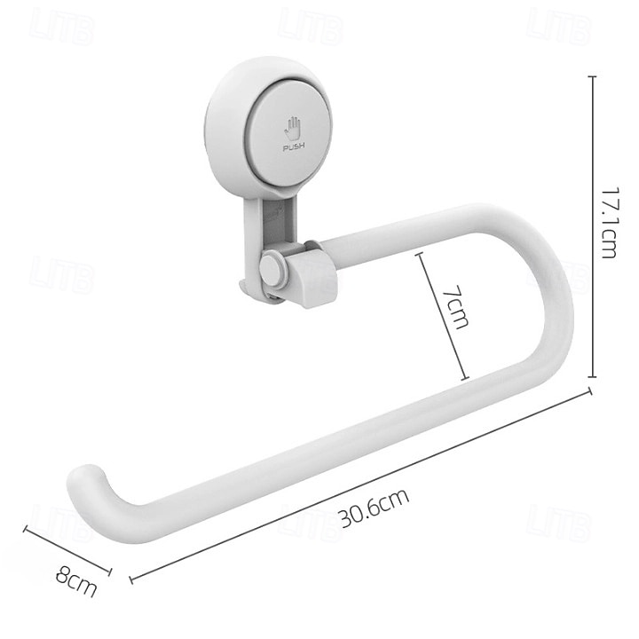 2025年 taili タオルラック ロールペーパー収納ホルダー、収納ロールスタンド トイレットペーパーホルダー、ティッシュ収納棚 トイレットペーパーホルダー パンチングなし、キッチン装飾およびアクセサリー  コレクション – $11.99 –P4