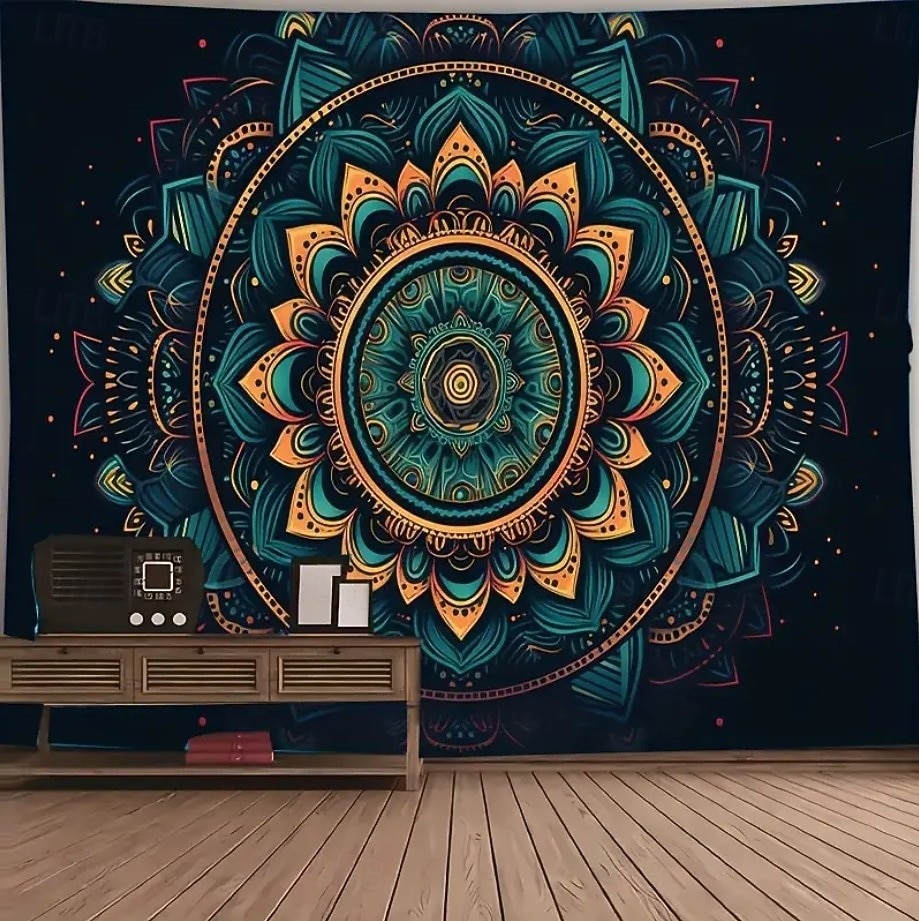tapeçaria Tapeçarias Mandala Geométrica Boêmio Quarto Sala de estar Dorm Decorações de parede de porta de fundo de 2026 por $21.99 –P7