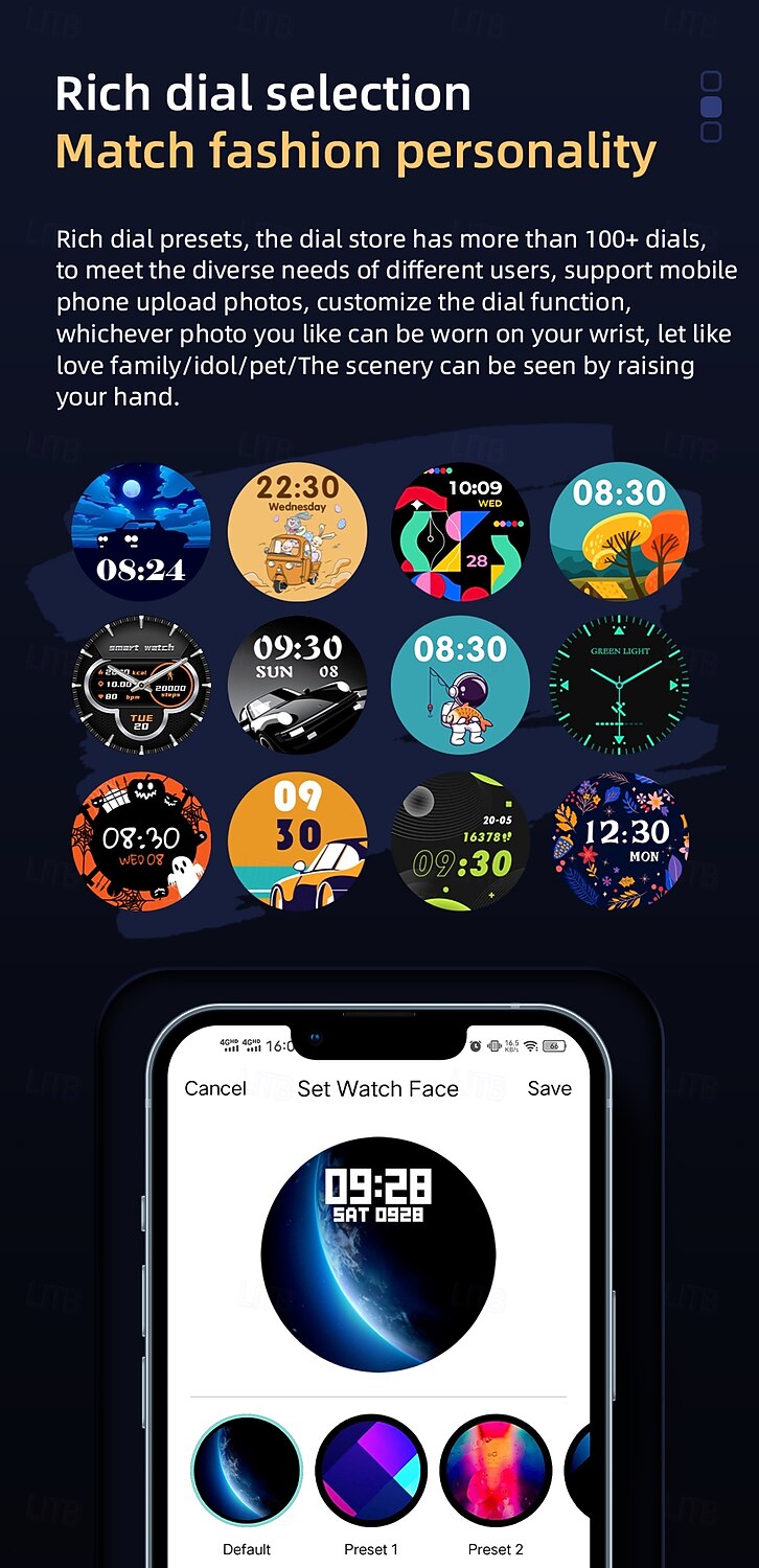 LOKMAT ATTACK PRO Умные часы 1.32 дюймовый Смарт Часы Bluetooth Педометр Напоминание о звонке Датчик для отслеживания сна Совместим с Android iOS Женский Мужчины 2025 - $49.99 –P7