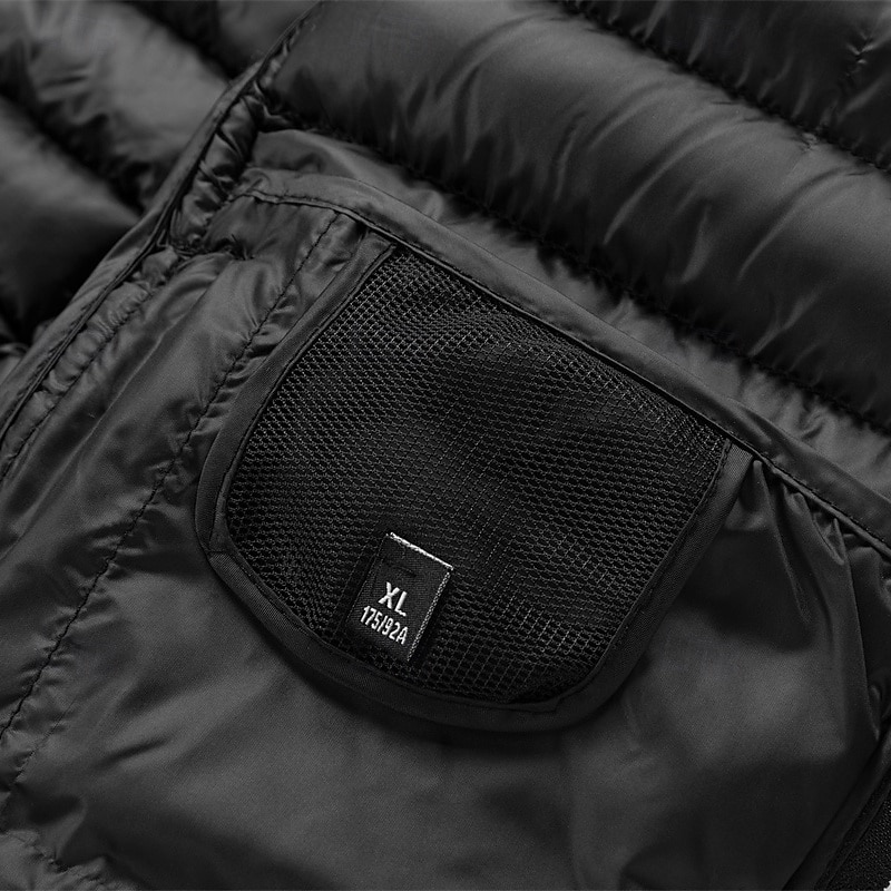 Pánské Zimní kabát Puffer bunda Polstrovaná bunda Kapsy Polyester Dovolená Denní nošení Rande Standardní Módní Na běžné nošení Pohodlné Zahřívací Zima Plná / Jednobarevná Tmavě šedá Černá Bílá Žlutá 2026 - $51.99 –P10