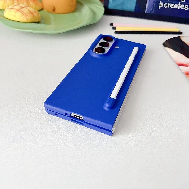 telefono Custodia Per Samsung Galaxy Piegatura a Z 7 Z Fold 6 Z Fold 5 Z Fold 4 Copertura Posteriore Resistente agli urti Retrò Silicone del 2025 a $13.99 –P12