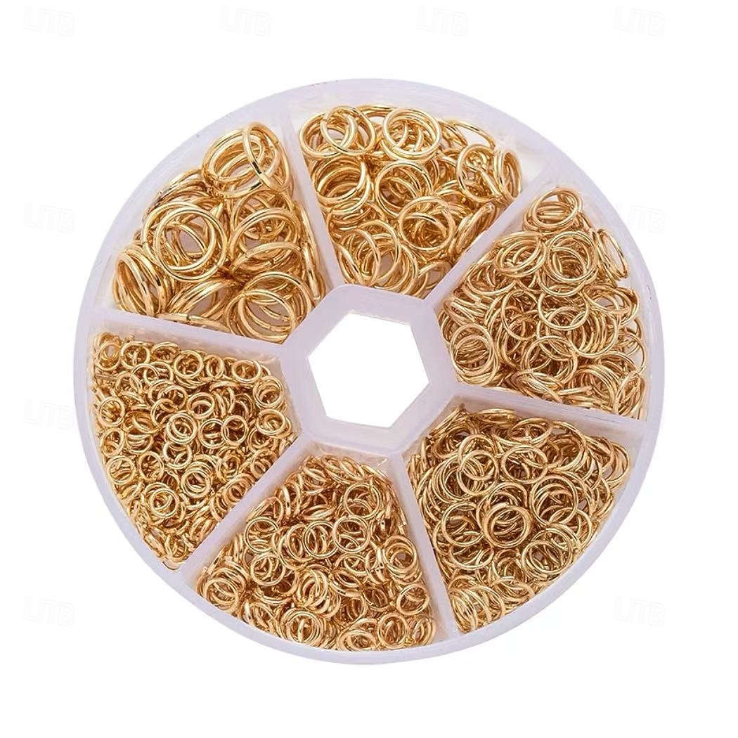 960 ks spojovacích kroužků s O-kroužky – kovové otevřené kroužky pro výrobu šperků, náramků, náušnic &náhrdelníky 2026 - $13.99 –P11