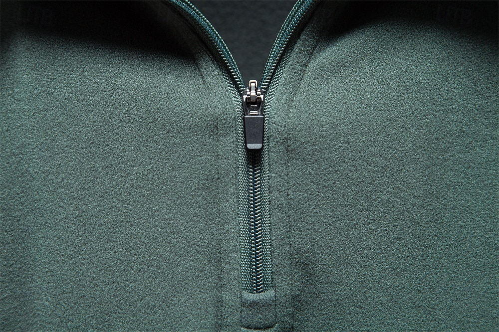 Per uomo Felpa con zip corta Nero Blu marino Blu Verde Cachi Collo Alto Semplice Lavoro Sport & Outdoor Casuale senza stampa Cool Casual Maglione Primavera Autunno Abbigliamento Felpe con cappuccio del 2026 a $26.99 –P3