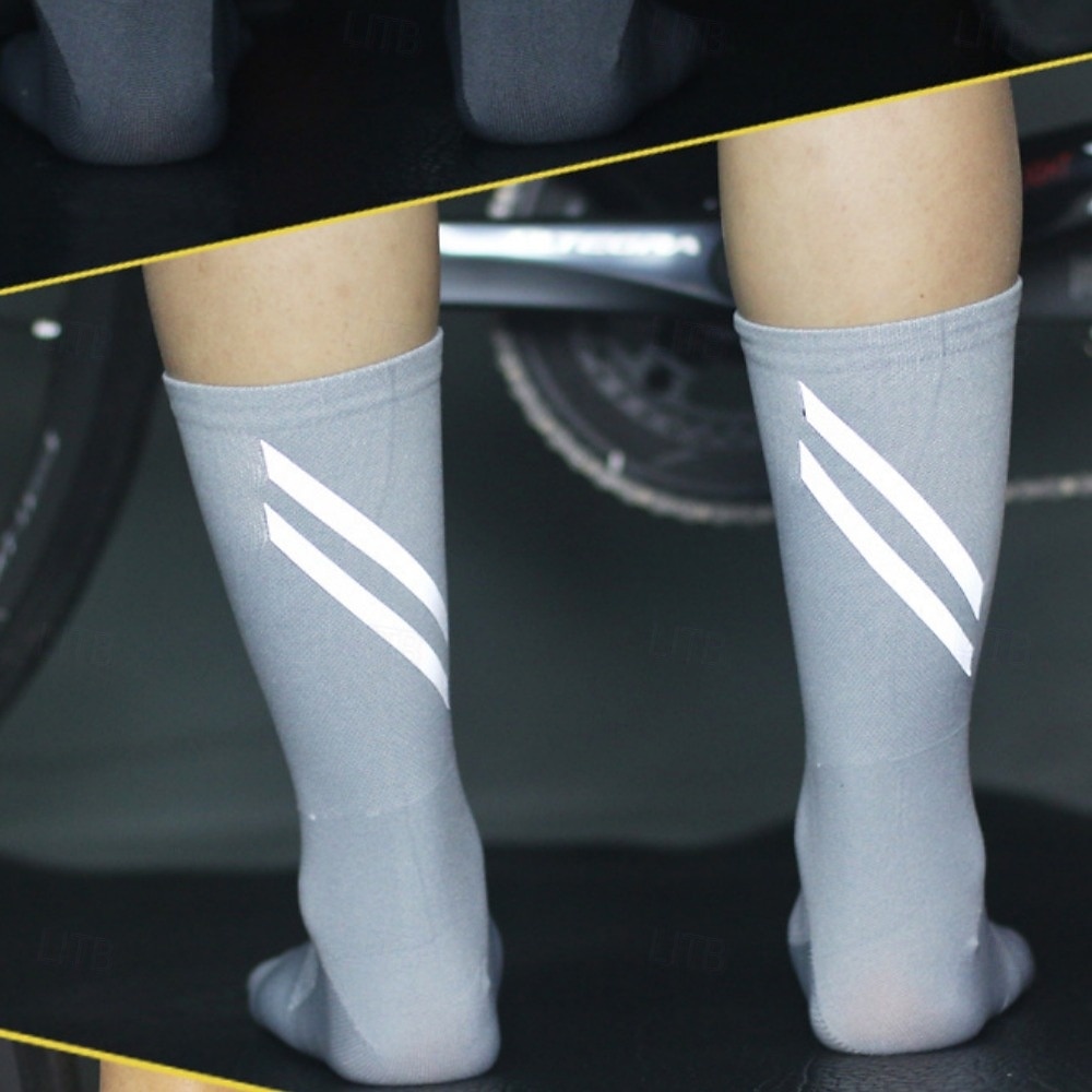 Hombre Calcetines Calcetines Ciclismo Calcetines de bicicleta Calcetines deportivos Calcetines atléticos Camping / Senderismo Senderismo Ejercicio al Aire Libre Bicicleta / Ciclismo Alta elasticidad 2025 - $12.99 –P5