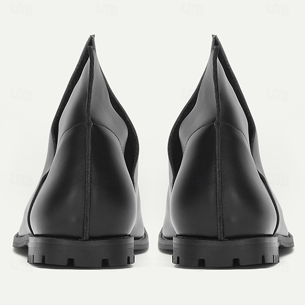 Bottines à bout pointu en similicuir noir pour homme, style elfe – Chaussures fantaisie uniques pour Halloween, cosplay et soirées à thème de 2025 ? $46.99 –P4