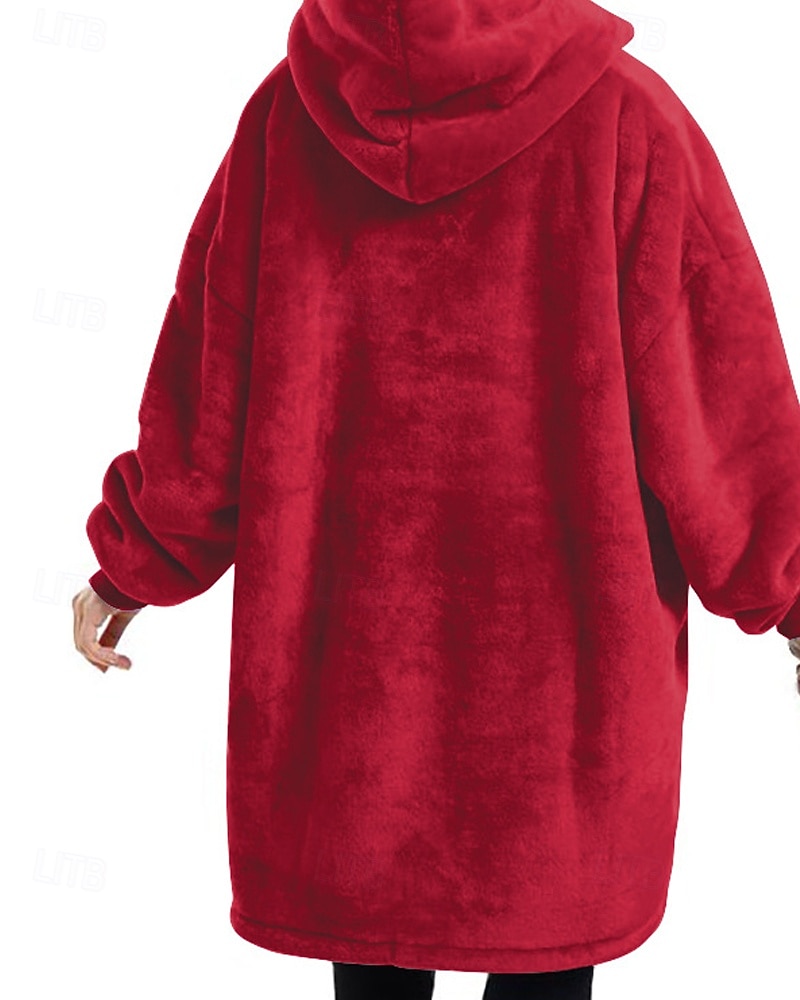 Kinder Mädchen Kapuzensweatshirt Einfarbig Langarm Tasche Winter Streetwear Täglich Polyester Lässig Figurbetonter Schnitt 2025 - $24.99 –P6