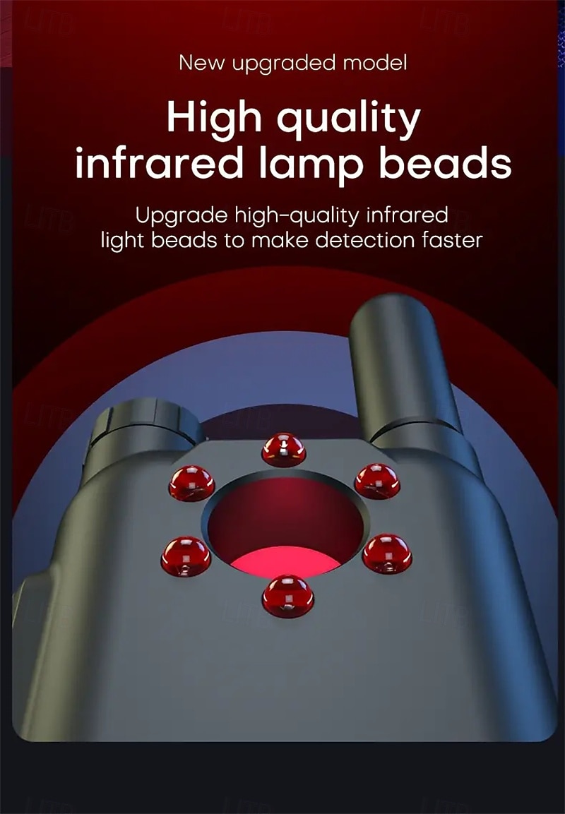 Camera Detector With Oled Screen New Multifunctional Invisible Camera Detector And Bug Detector Gps Invisible Camera Detector Rf Signal Scanner Camera Detector For Hotels Homes Offices Etc. 2025 - $49.99 –P3