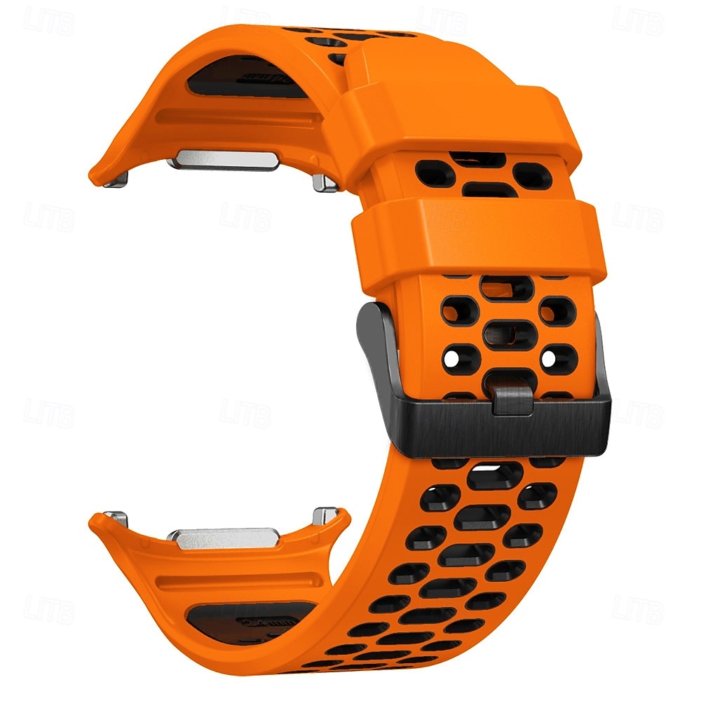 Kellon ranneke varten Samsung Galaxy Katso Ultra Ruostumaton teräs Silikoni Korvaus Hihna Kaksisävyinen Säädettävä Ruostumattomasta teräksestä valmistettu solki Urheiluhihna Ranneke 2026 - $18.99 –P2